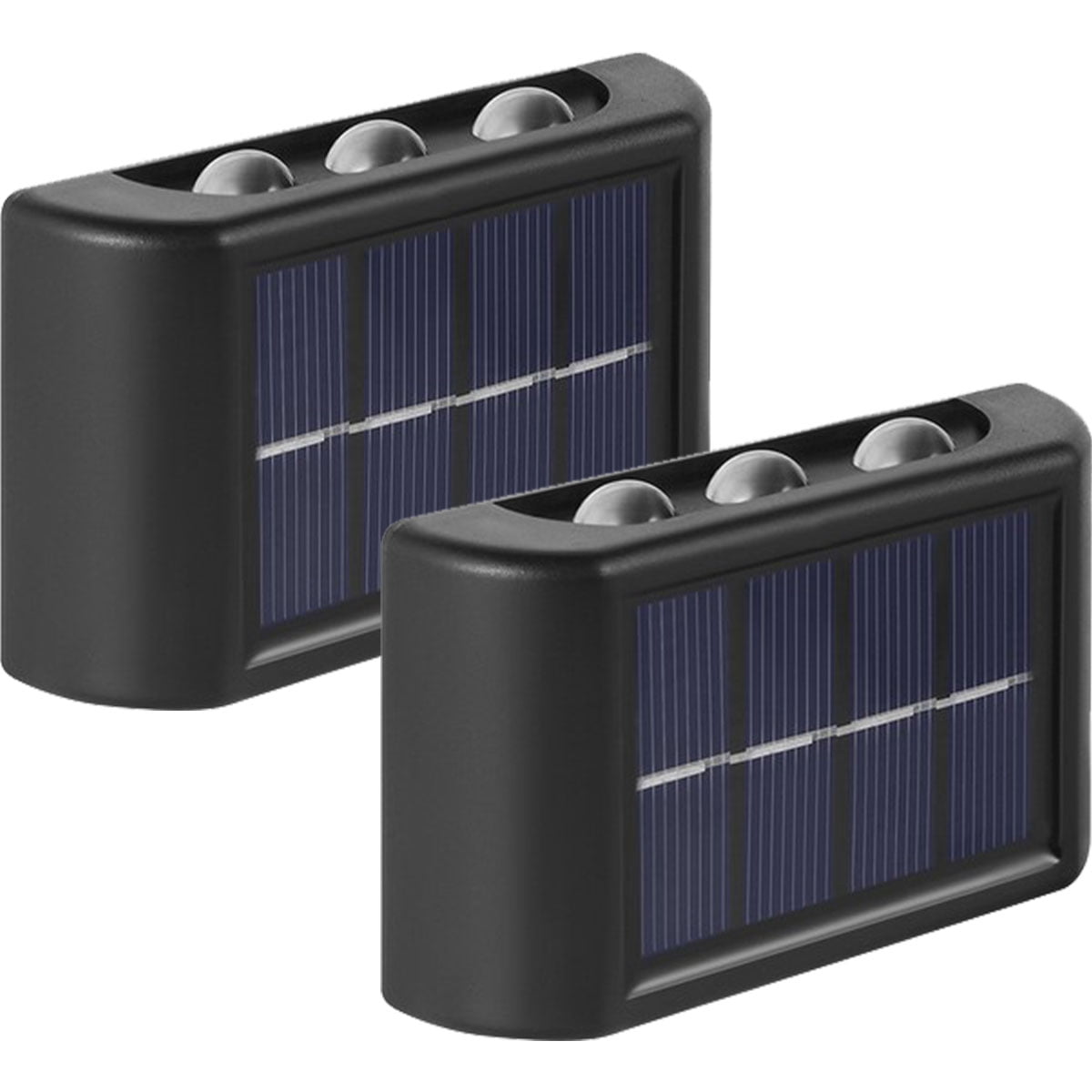 Toorise 2pcs Solar Wall Light Outdoor LED Solar Step Light Auto ON/OFF ...