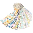 thumbnail image 1 of 40Pcs Fabric Strips Roll Floral Print Fabric Patchwork Roll Cotton Fabric Quilting Strips Cuttable Quilting Fabric Roll Fabric Jelly Roll for DIY Crafts Sewing,39.37*2.56in, 1 of 10