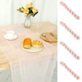 thumbnail image 1 of Toorise 4Pcs Cheesecloth Table Runner 31.5×118.1In Table Cover Runner Decorative Dresser Runner Bohemian Table Runner Cloth Beautiful Dinning Table Runner Polyester Table Runners, 1 of 11