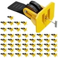 thumbnail image 1 of Toorise 50 Pcs Tile Leveling System Kit Tile Leveler Adjuster Reusable Tile Leveler Plastic Positioning Artifacts Leveler Fixing Ceramic Tile Horizontal Positioning Durable Tile Tools, 1 of 11