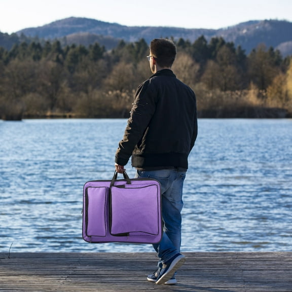 Toorise A3 Artist Portfolio Storage Bag 8K Waterproof A3 Art Portfolio Carry Case Bag Portable Canvas Painting Pad Shoulder Bag Drawing Board Backpack Sketch Pad Bag for Art Portfolio