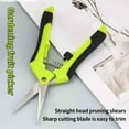thumbnail image 1 of Stainless steel straight end elbow flower branch scissors pruning scissors gardening scissors fruit pruning grape scissors, 1 of 11