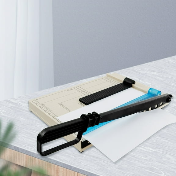 Toorise Guillotine Paper Cutter with Safety Guard and Blade Lock Accurate Cutting Paper Slicer Nonslip Paper Trimmer 12 Sheets Capacity Paper Guillotine Cutter for Cardstock Cardboard