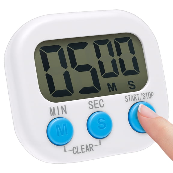 Toorise Kitchen Timer Digital for Teacher Kid Cooking with Magnetic and Count Up Countdown Kitchen Timer with Stand/Hook Easy to Use
