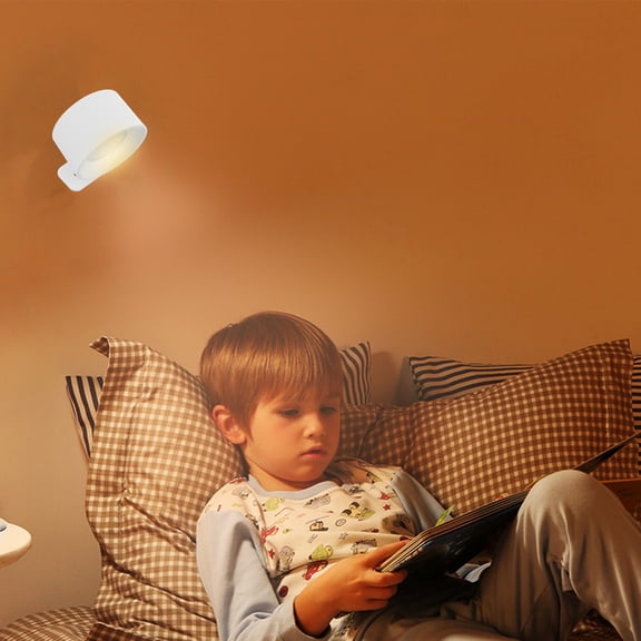 Toorise LED Wall Sconce USB Rechargeable Wireless Wall Light 360° Magnetic Wall Sconce Light 3 Brightness Levels Wall Spotlights 3 Color Temperatures LED Wall Lamp for Bedroom Living Room