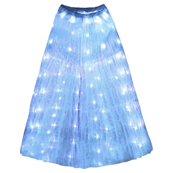 Toorise Light Up Skirt LED Skirt LED Light Up Skirt for Women Rechargeable Light Up Skirt Dazzling LED Skirt for Rave Halloween Christmas Party