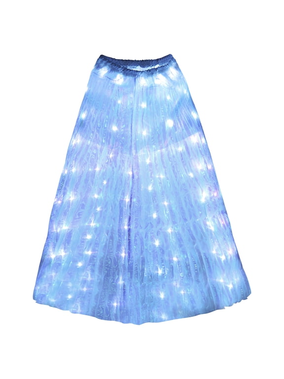 Light Up Skirt LED Skirt LED Light Up Skirt for Women Rechargeable Light Up Skirt Dazzling LED Skirt for Rave Halloween Christmas Party