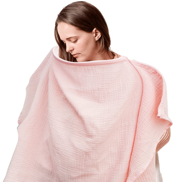 Toorise Muslin Nursing Cover for Baby Breastfeeding, Soft Breathable