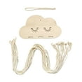 thumbnail image 1 of Toorise Nordic Wooden Hair Clips Organizer Wall Hanging Princess Girls Hair Bow Holder Cute Cloud Shape Baby Headband Storage Hanger for Girls Room Bedroom Home Decoration, 1 of 9
