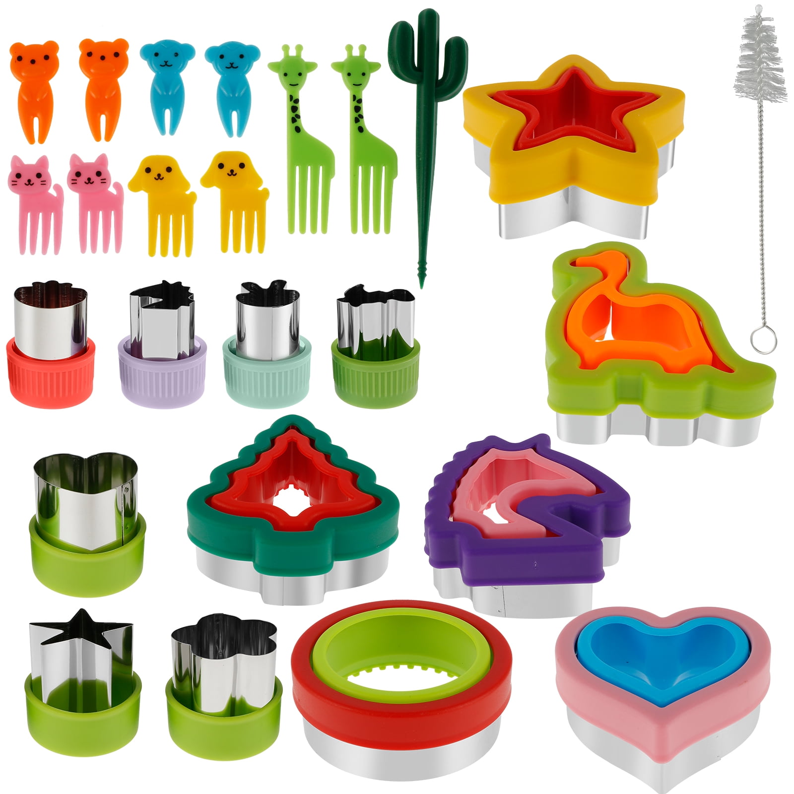 Toorise Pack of 30 Sandwich Cutter and Sealer Set Stainless Steel