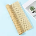 thumbnail image 1 of Toorise Plastic Rattan Webbing Roll Washable Faux Cane Webbing PE Artificial Woven Open Mesh Cane Handwoven Synthetic Poly Rattan Roll for DIY Furniture Chair Cabinet, 1 of 10
