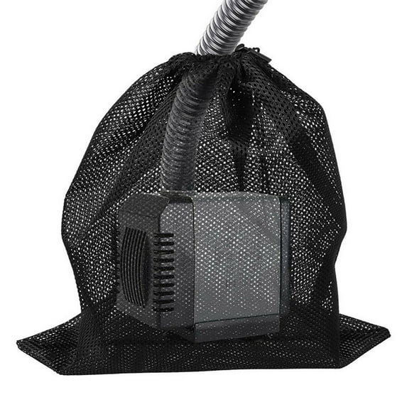 Toorise Pump Filter Mesh Bag Mesh Anti-clog Pump Barrier Bag with Drawstring Reusable Pond Pump Protector Pump Filter Accessories for Ponds Fish Tank Aquarium Swimming Pool