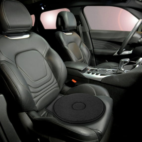Toorise Rotating Car Seat 360 Degrees Rotating Seat Cushion Lightweight Portable Auto Seat Cushion Soft Anti Slip Rotating Car Seat for Car Entry and Exit