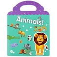 thumbnail image 1 of Toorise Sticker Book for Kids Reusable Scenes Stickers Book Travel Removable Toddler Sticker Books Static Sticker Toddler Learning Toys Cute Animal Ocean Vehicles Stickers Book for Toddler Age 1-3 Yea, 1 of 7