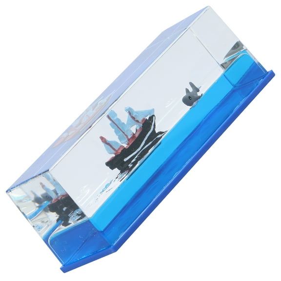 Toorise Unsinkable Boat in a Box Acrylic Unsinkable Ship Decorative Unsinkable Ship Transparent Unsinkable Cruise Ship Toy Safe Unsinkable Ship for Home Decoration Office Decoration