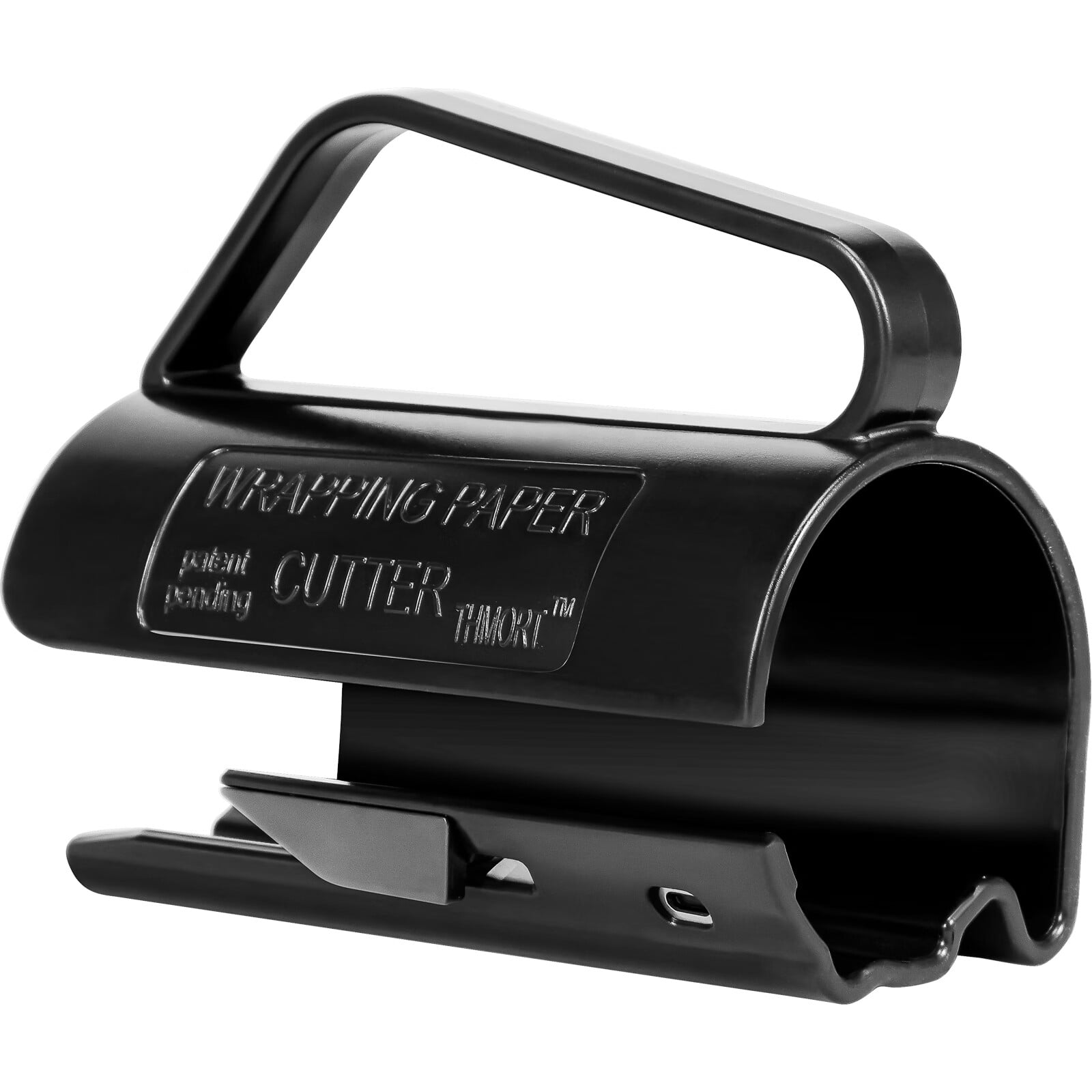 Toorise Wrapping Paper Roll Cutter with Handle, Push Gift Wrap Cutter