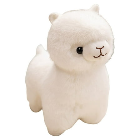 Tootee 10.6in Glow in The Dark Plush Toy Cute Alpaca Stuffed Animal, Soft Polyester Material, Kids Birthday Gift