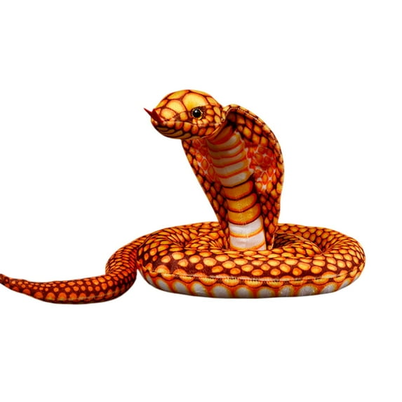 Tootee 13.8in Simulated Eye Snake Plush Toy, Super Soft Stuffed Animal with PP Cotton Fill, Cute Cartoon Styling for Kids & Adults