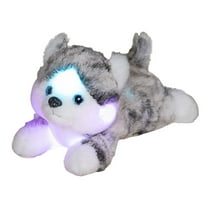 Tootee LED Luminous Pillow Plush Toy, 13.8in Color Changing Light Up Stuffed Animal for Kids, Soft Polyester Night Light Companion Gift