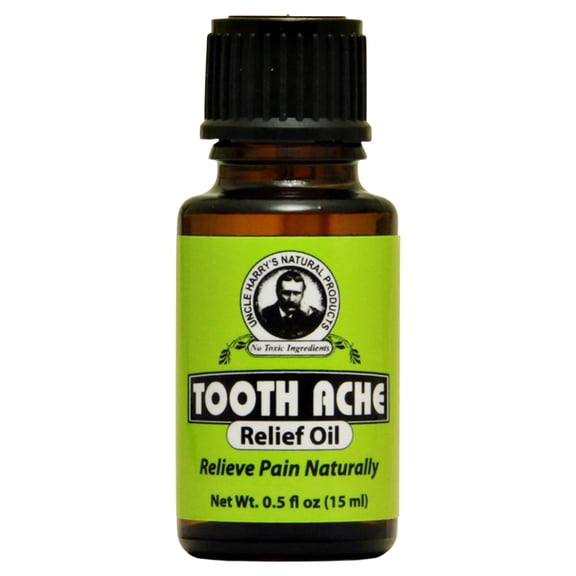Tooth Ache Relief Oil by Uncle Harry's Natural Products (0.5oz Oil)