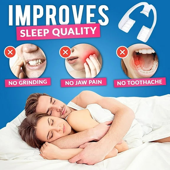 Tooth Care Bruxism Guard for Night Sleep – Protective Mouth Shield for Teeth Grinding -Clench Solution 1/2 PC