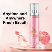 Tooth Care Deals! Bradem Probiotic Breath Oral Spray Go to the Mouth Odor Mint Peach Flavor Spray Anytime and Anywhere Fresh Breath 20ml., Probiotic Breath Freshener A, 1X Probiotic Breath Freshener
