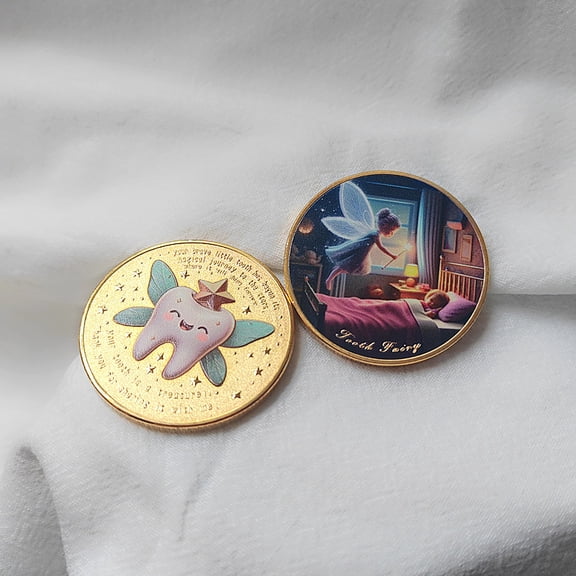 Tooth Fairy Award Commemorative Medal, Children's Gift, Cartoon Tooth Fairy Decorative Souvenir