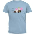 thumbnail image 1 of Tooth Fairy Ferret Pun Mens T Shirt Light Blue SM, 1 of 1