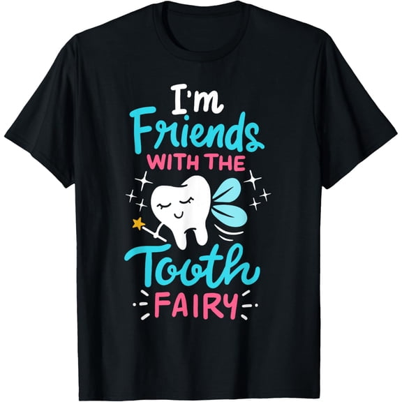 Tooth Fairy Pediatric Dentist Dental Assistant Hygienist T-Shirt100% pure cotton short-sleeved shirt for both men and women