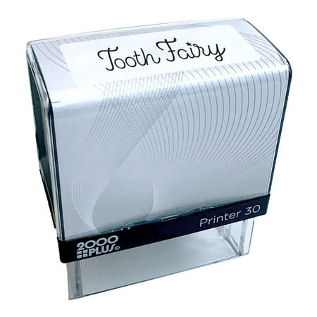 Tooth Fairy Signature Stamp / 2000 Plus Self Inking Rubber Stamp / Black Imprint / Tooth Fairy Present / Made In The USA