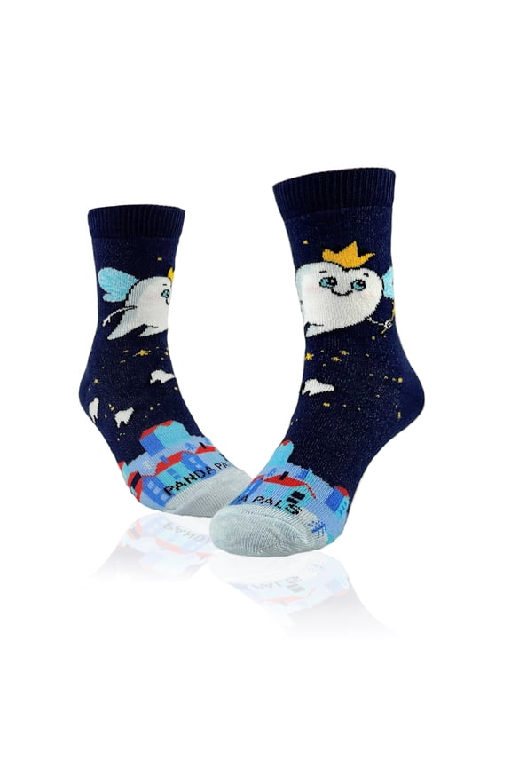 Tooth Fairy Socks from the Sock Panda (Ages 3-7) Size: Medium (Age 5-7)