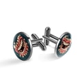 thumbnail image 1 of Tooth Formal Wear Stainless Steel Men's Cufflink Set for Work and Events, 1 of 6