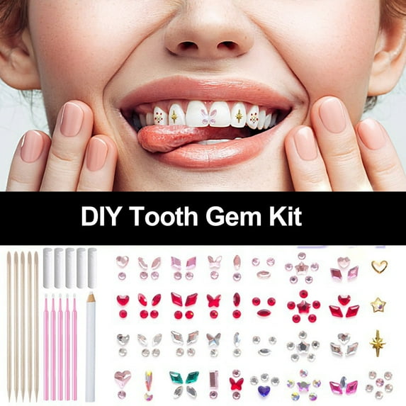 Tooth Gems,Diy Tooth Tooth Kit Diy Tooth Decoration
