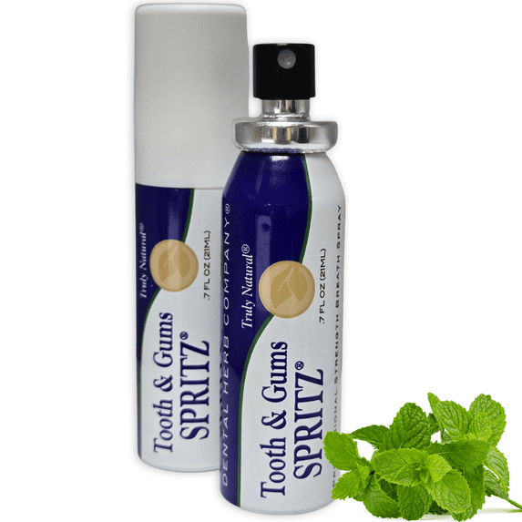 Tooth & Gums Spritz - Freshen Breath Instantly – Natural Breath Freshening Spray with Essential Oils | Alcohol-Free, Long-Lasting Freshness, Truly Natural | by Dental Herb Company
