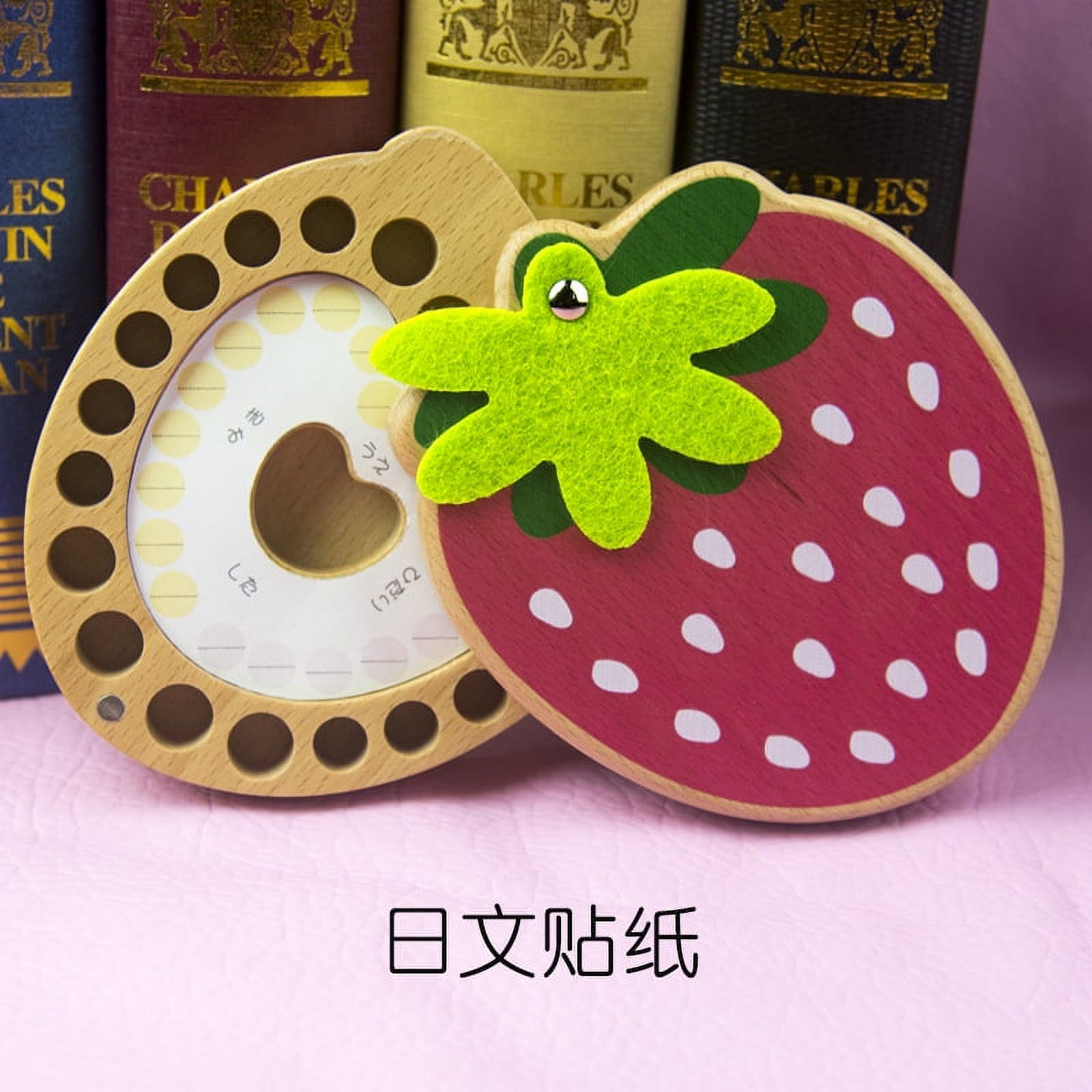 Tooth House YW9049 milk tooth box strawberry milk tooth commemorative