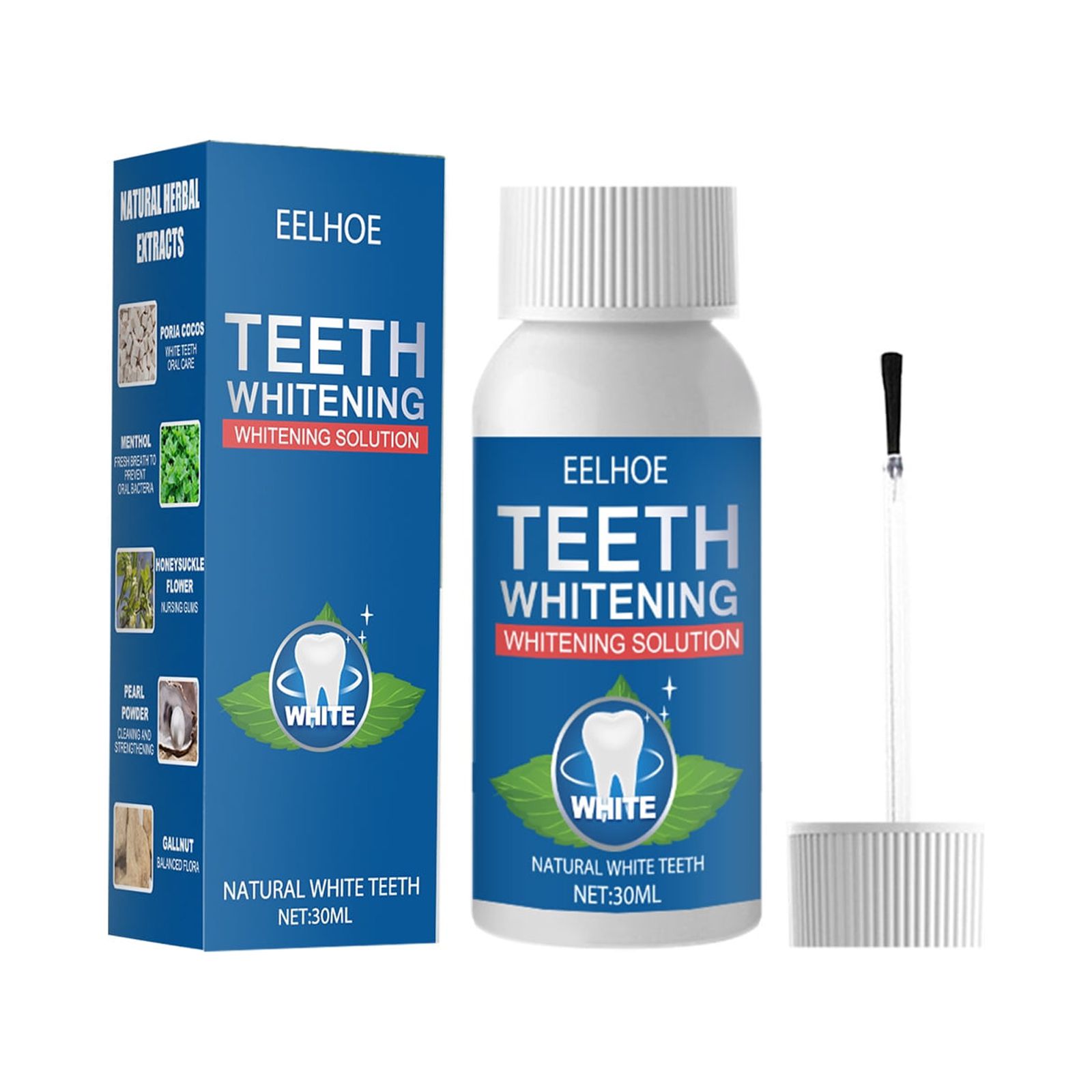 Tooth Liquid, Brightening Teeth Whitening Liquid 30ml Plaque Removal