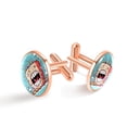 thumbnail image 1 of Tooth Men's Stainless Steel Cufflinks, for Formal Attire, Dress Shirts, and Special Occasions, 1 of 6