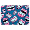 thumbnail image 1 of Tooth Non-Slip Machine Washable Polyester Kitchen Mat Indoor Rug Kitchen Rug, 1 of 6