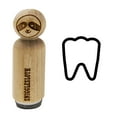 thumbnail image 1 of Tooth Outline Rubber Stamp for Scrapbooking Crafting Stamping - Mini 1/2 Inch, 1 of 7