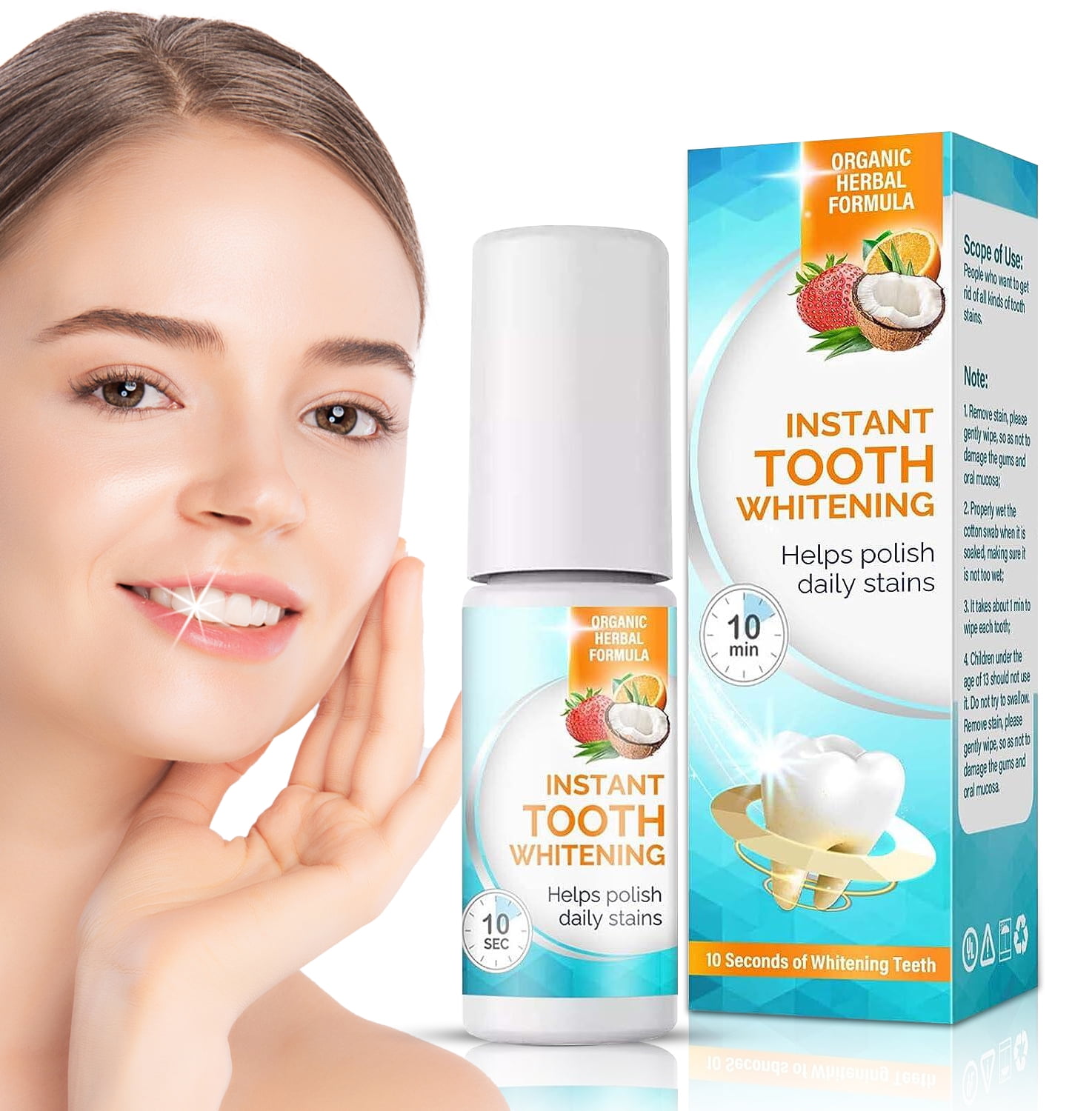 Tooth Paint, Teeth Whitening Paint, Instant White Paint for Teeth
