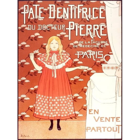 Tooth Paste Decorative Poster Ad. Fine Graphic Art. Wall Interior Design 11 x 17 Inch Poster