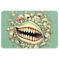 thumbnail image 1 of Tooth Polyester Indoor/Door/Bath Rugs: Non-Slip, Machine Washable Mats, 1 of 6