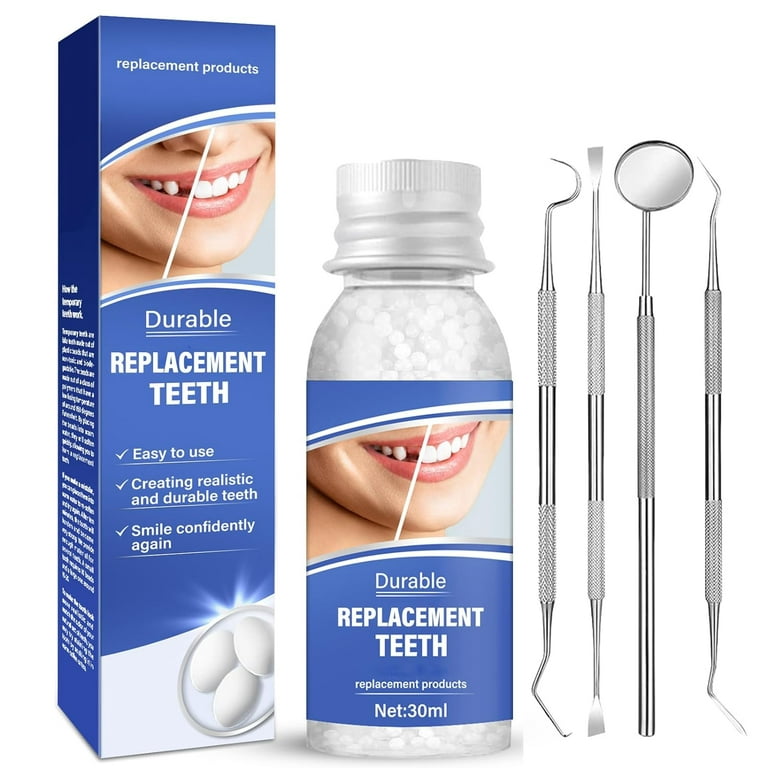 Temporary Tooth Repair Kit Moldable False Teeth Replacement Fixing Broken  Tooth