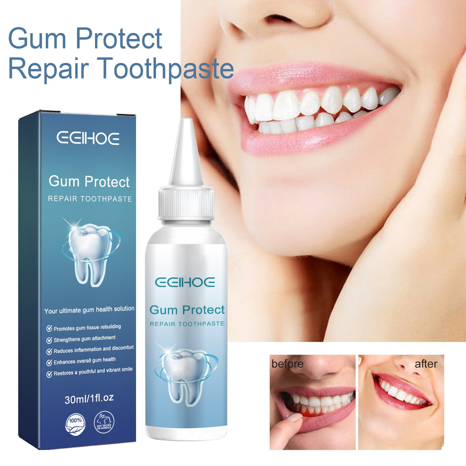 Tooth Repair Toothpaste Repair Swollen Gums Clean Stains Gums Whiten