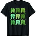 thumbnail image 1 of Tooth Shamrock St. Patricks Day Hygiene Dentist Dental Squad T-Shirt, 1 of 3