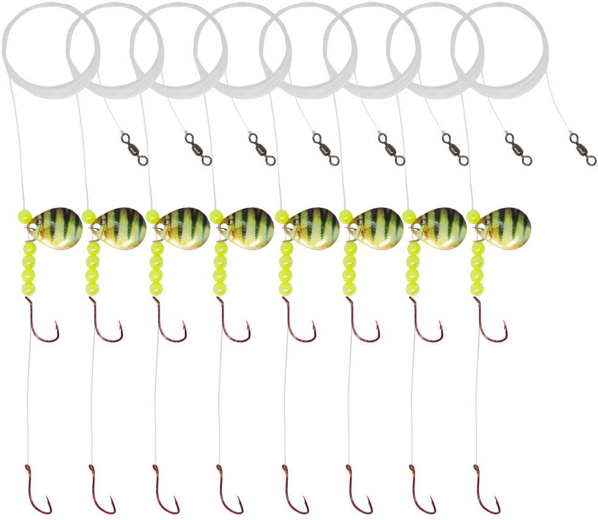 100 Pack Baitholder Fishing Hooks - High Carbon Steel, Black Nickel, Down-Turned Eye For Live Bait (Walleye, Bass, Surf)