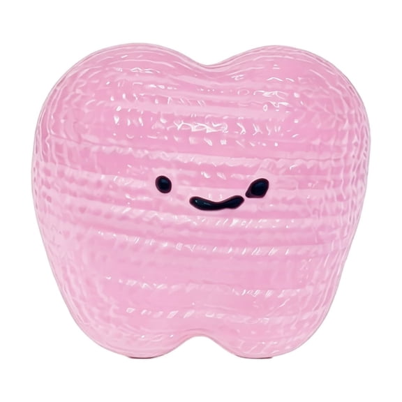 Tooth Squish Slow Rising Dental Molar Stress Reliever, Decorative Office Desk Fidget Accessory, Novelty Gift for Dentist and Assistant Pink