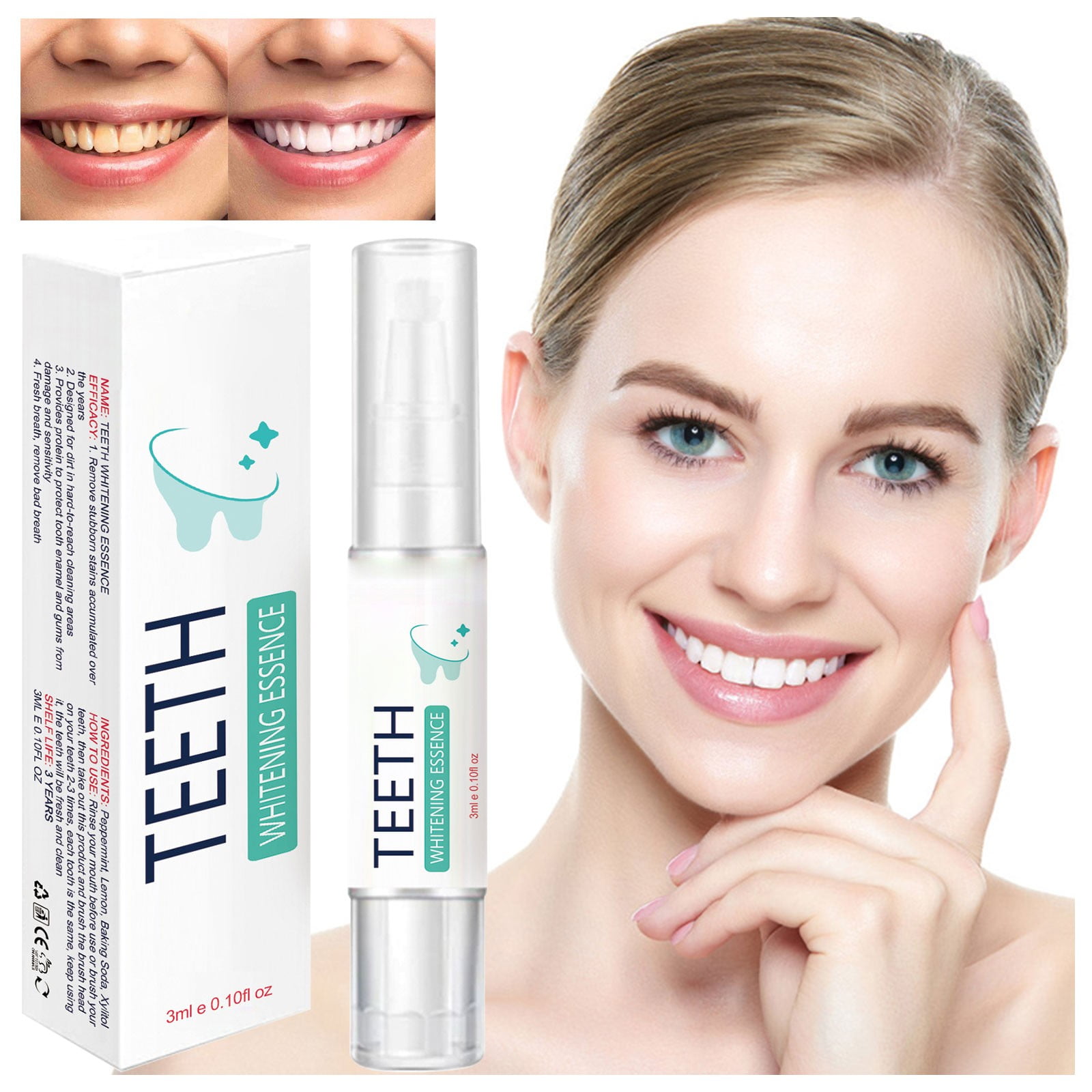 Tooth Tooth Tooth Stain Removal Yellow Fresh Breath Cleaning Care Pure