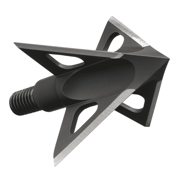 Tooth of the Arrow Broadheads -100% USA Made - 1-inch Vented 100gr - Fixed Blade Broadhead 3 pack