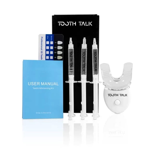 ToothTalk Teeth Whitening Kit,3Pcs Non-Sensitive Teeth Whitening Gel,Tooth Whitener,Mint Flavor